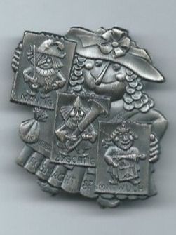 Basler Plaketten & Abzeichen: Fasnachtsplakette Basel, "Blaggedde" 1987 (Silber) – Gebraucht aus Zürich von t24_de