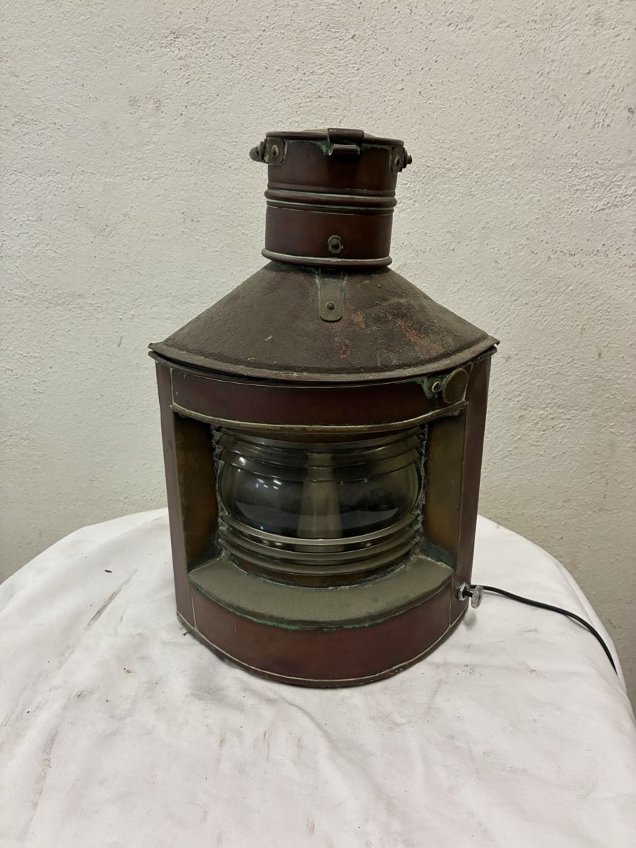 Lampade: Nachttischlampe Schiffslampe Kupfer – Usato da Zollikerberg venduto da succiklein