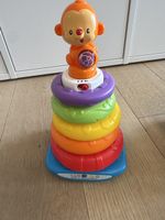 Musical Stacking Toy Monkey - vteck stack &discover rings