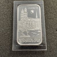 1 Unze Silber Schöne Schweiz Zürich