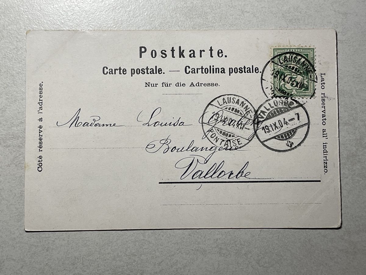 Cartoline postali: Gruss aus Chillon, 1915 – Usato da Strengelbach venduto da Aschatan5 1