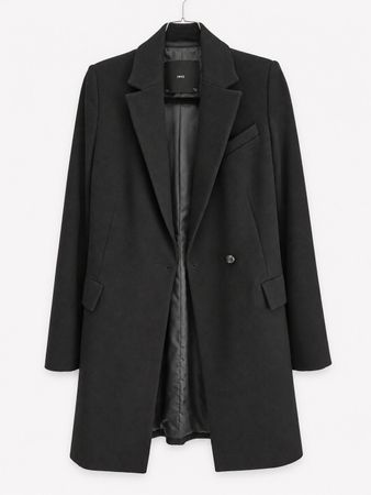 Manteau noir MNG Mango XS élégant
