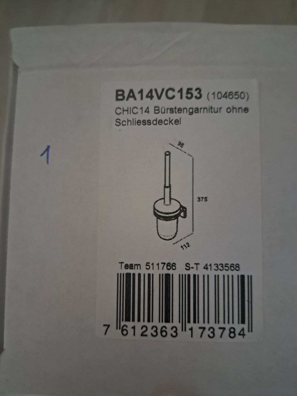 WC: Bodenschatz  Bürsten Set BA14VC153 – Nuovo e nell'imballaggio originale da Tegerfelden venduto da Spick67 3