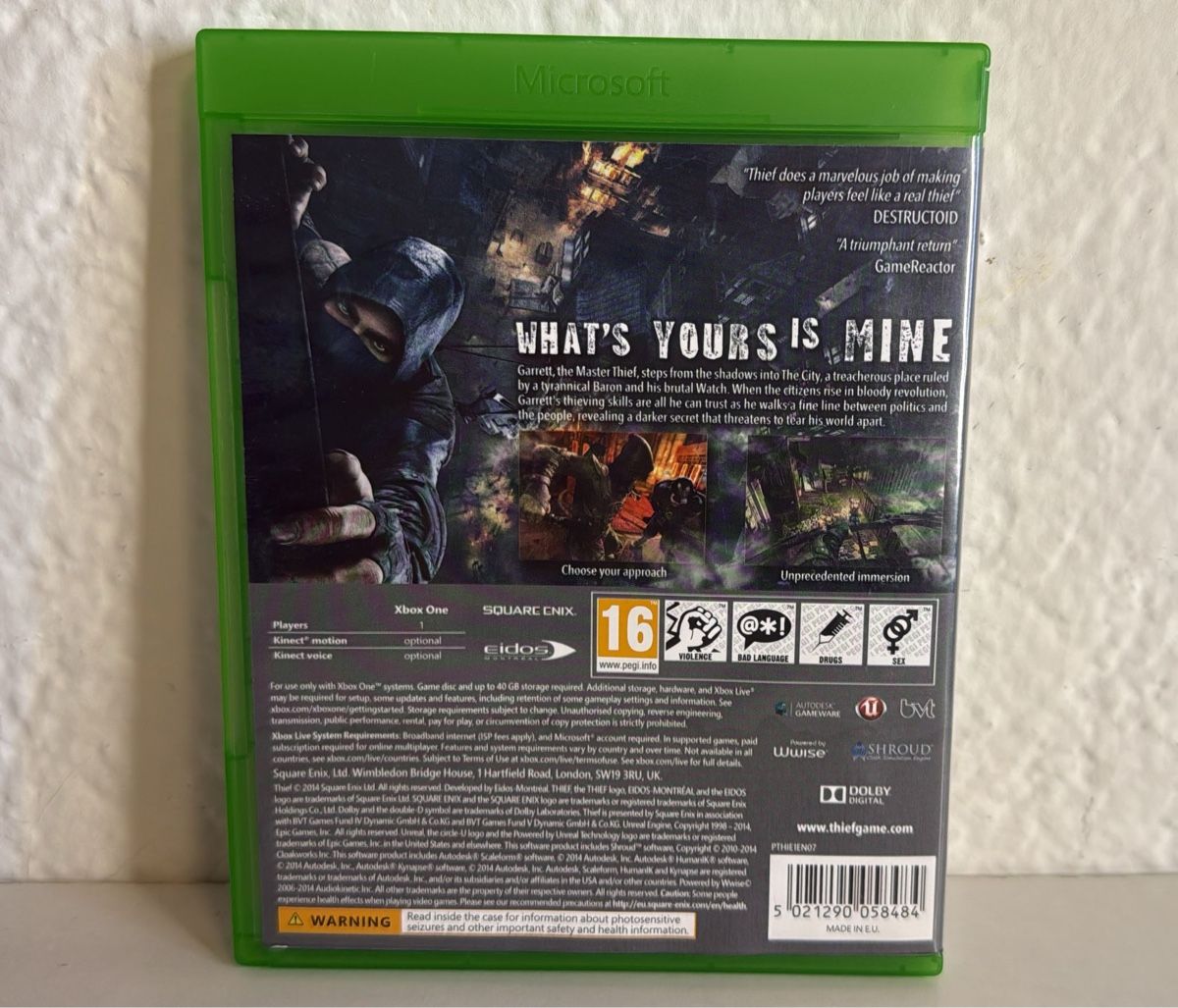 Microsoft Spiele: Xbox One Game - Thief. Excellent Condition. Fun Game! – Gebraucht aus Ehrendingen von bubulence 1