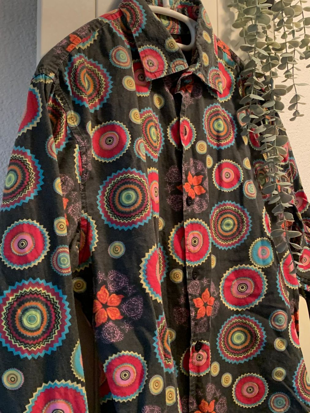 Desigual Camicette: farbenfrohe Desigual Hemdbluse, Gr. L – Usato da St. Gallen venduto da Miousch 2