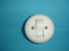 Wippen Schalter AP Schema0 Feller Antik