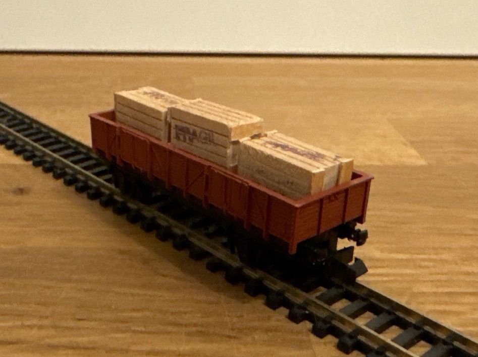 Ibertren Modellini di ferrovie: Ibertren 329 Güterwagen mit Ladung – Nuovo (secondo la descrizione) da Schlierbach venduto da Look8 1