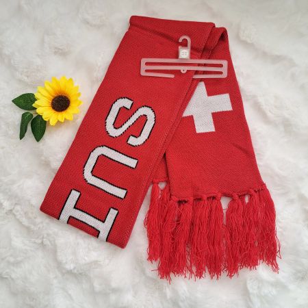 Echarpe supporter Suisse rouge - Neuve / Fan-Schal