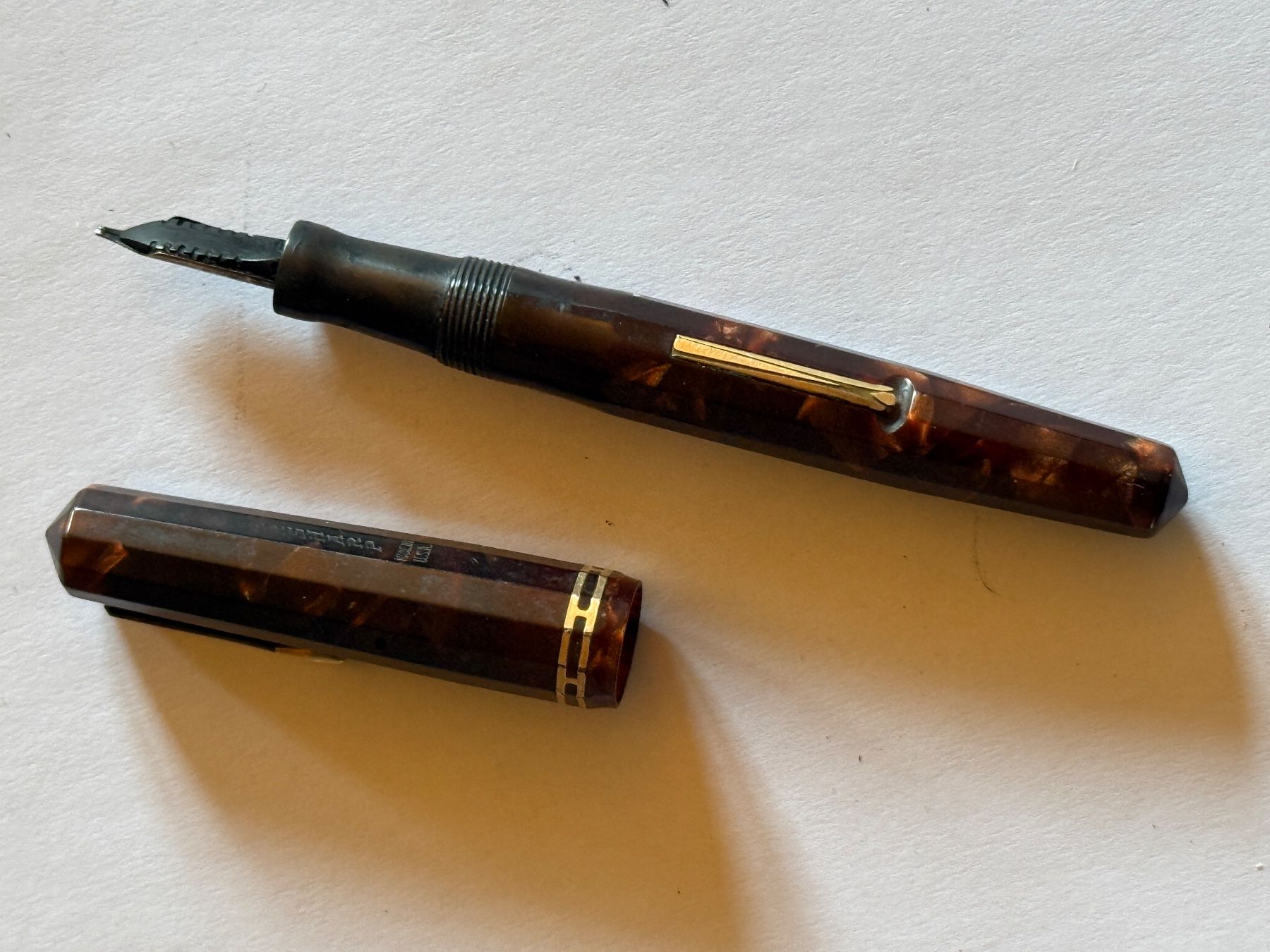 Stylos & Marker: Füllfederhalter 525 Goldfeder. EVERSHARP USA – D'occasion à Erlenbach im Simmental par harry.whc