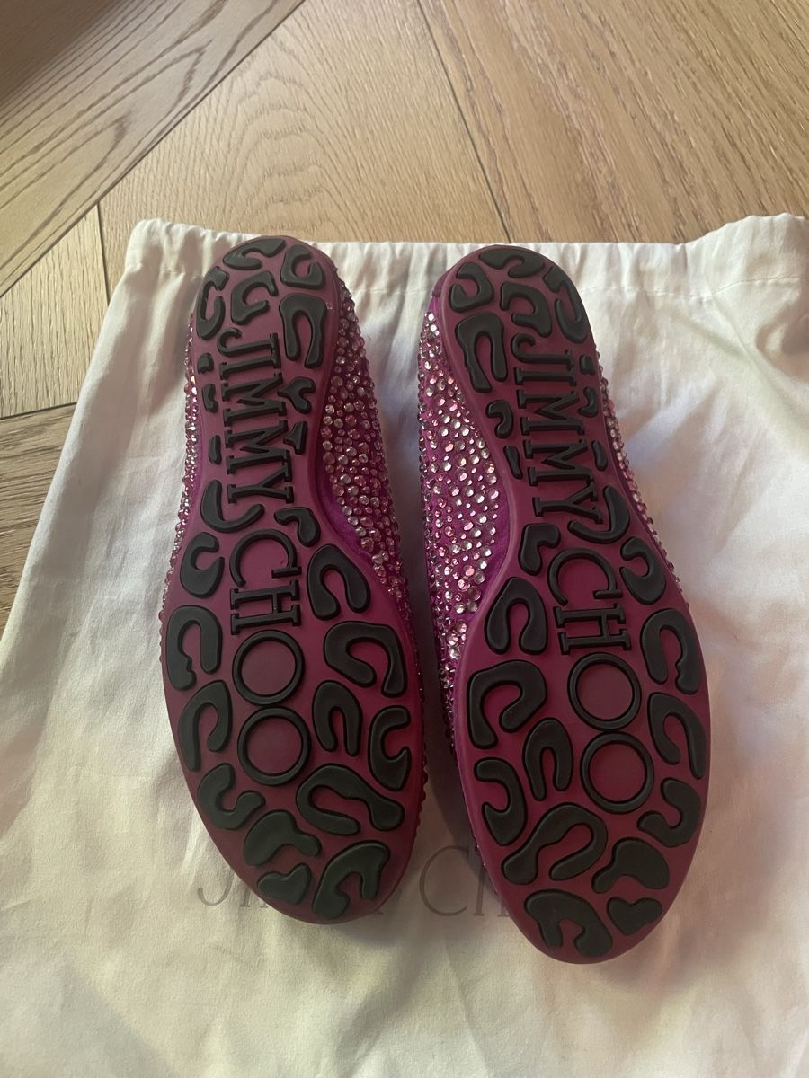 Jimmy Choo Scarpe da donna: Jimmy Choo pink ballerinas size 38.5 – Usato da Zürich venduto da Fredsgaard 3