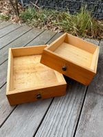 Schublade Alt Holz vintage gezäpft Deko 2 Stk