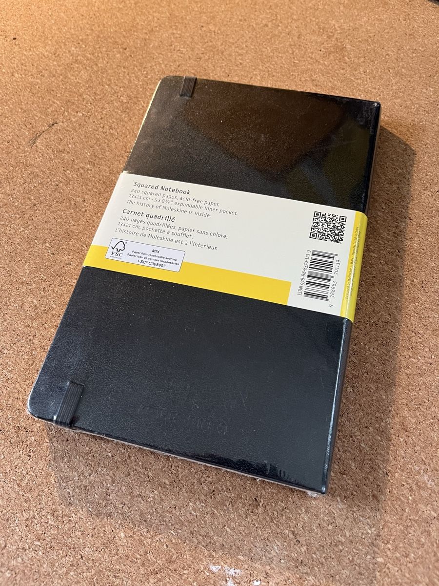 Blocchi: Moleskin Classic Large Squared Notizheft – Nuovo e nell'imballaggio originale da Dallenwil venduto da MuchsFichi 1