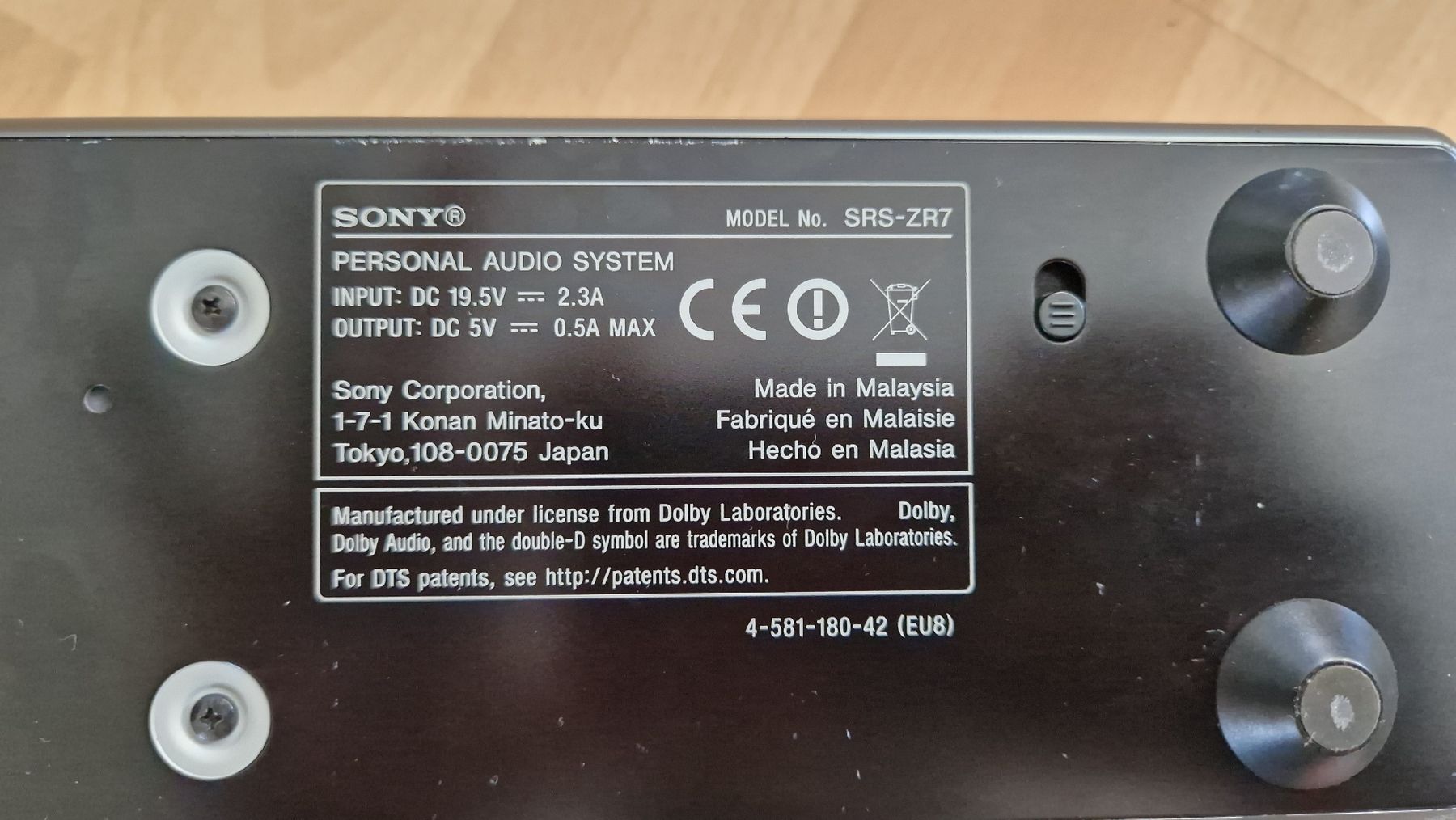 Sony Haut-parleurs: SONY  BLUETOOTH LAUTSPRECHER SRS-ZR7 – D'occasion à Zürich par Arianco 4