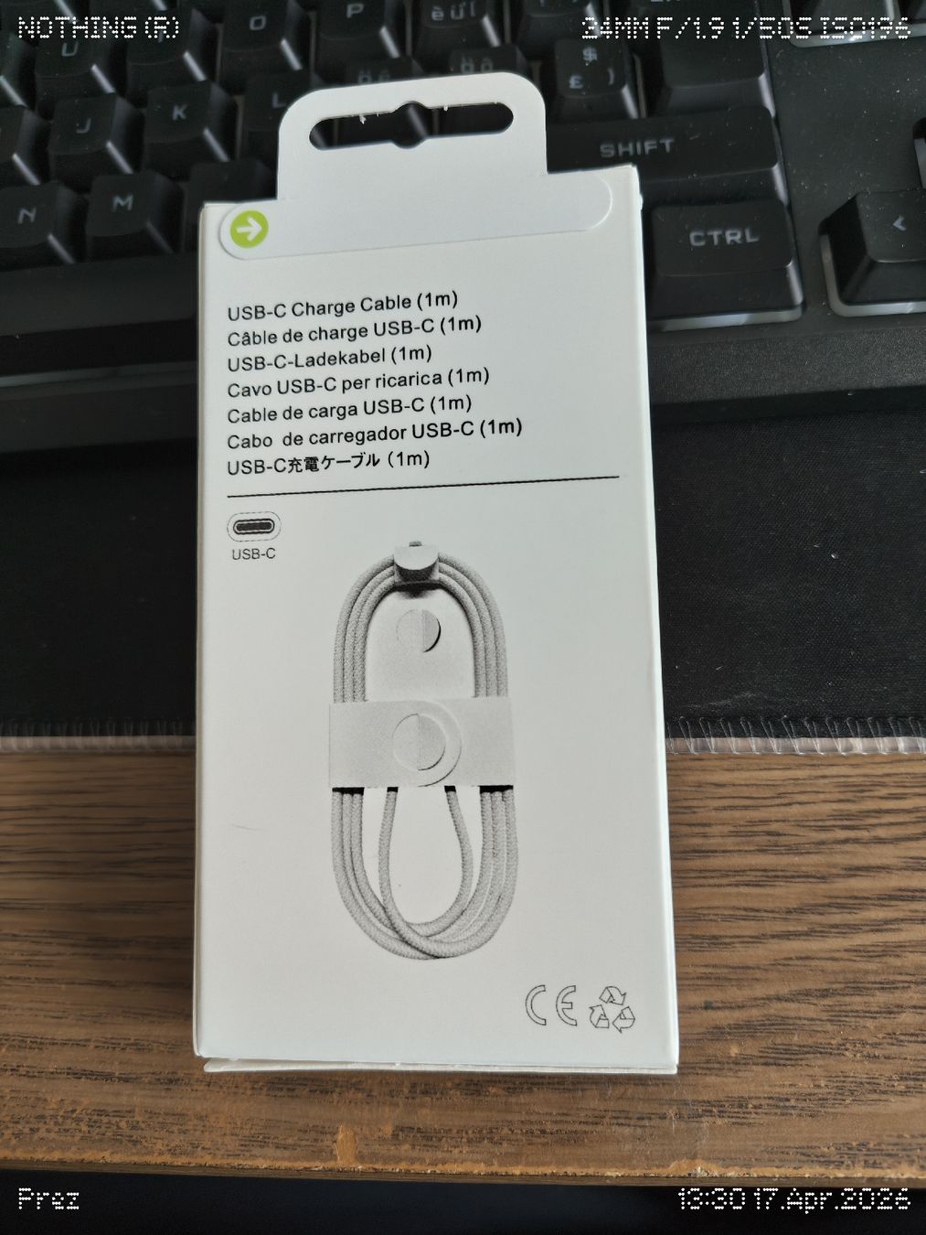 Cavi: Câble usb-c à type-ce neuf dans l'emballage – Nuovo e nell'imballaggio originale da noréaz venduto da mepla76 1