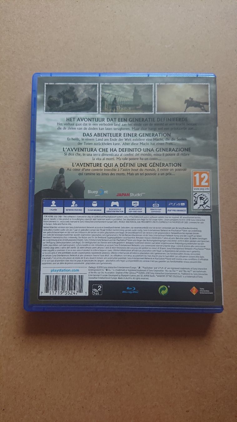 Giochi: Shadow of the Colossus PS4  – Usato da Chur venduto da FreakofRarity 1