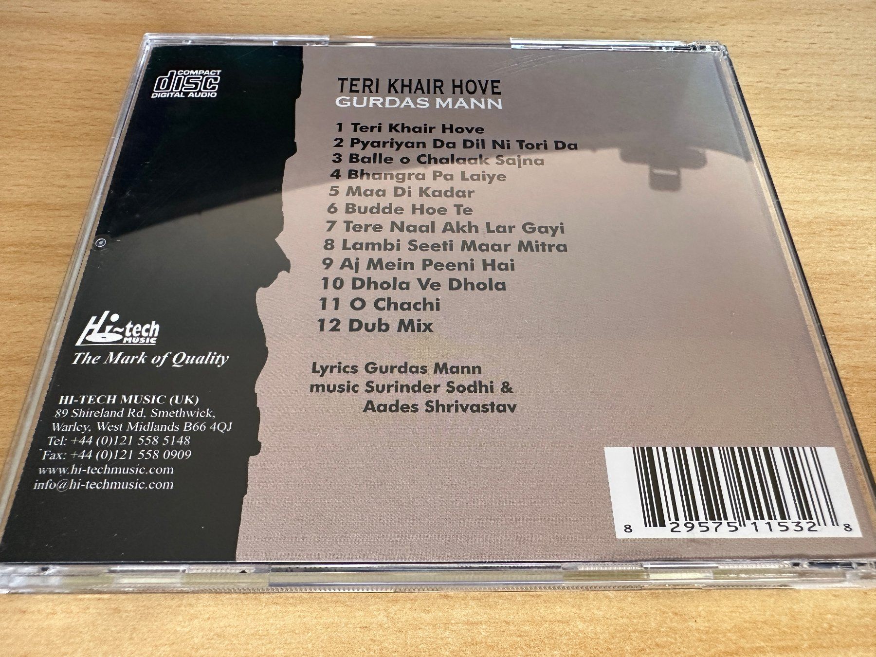 CD: Gurdas Maan Mann - Teri Khair Hove – Usato da Rikon im Tösstal venduto da Alpenmutz 1