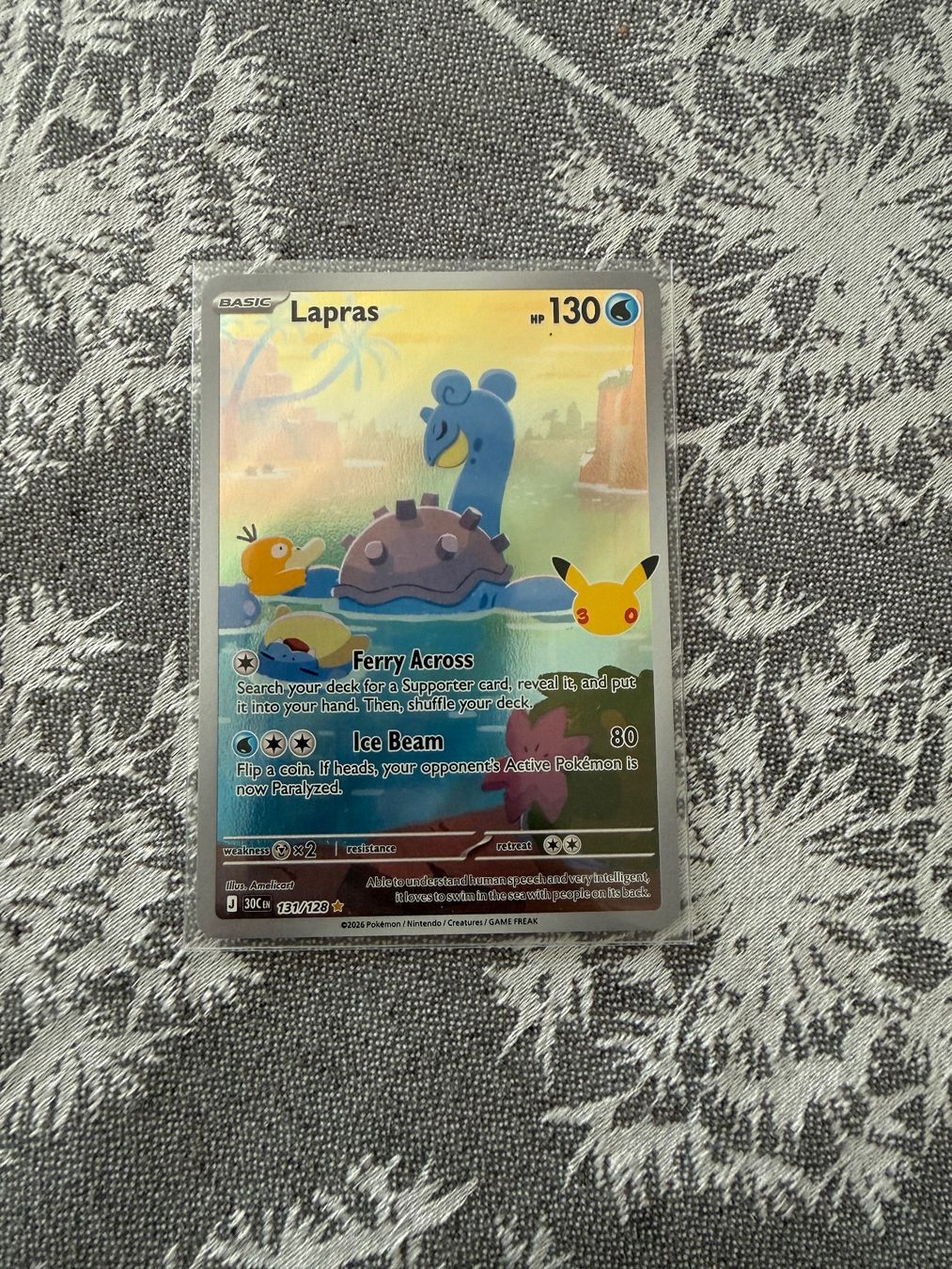 Pokémon Sammelbilder & Trading cards: Lapras 30th anniversary – Gebraucht aus Geroldswil von mic_6cx5