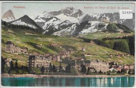 Montreux - Rochers de Naye et Dent de Jaman - Litho