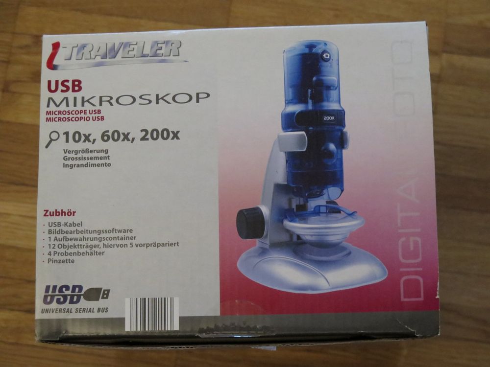 Traveler USB Mikroskop SU 1071 USB Windows 7 Kaufen auf Ricardo