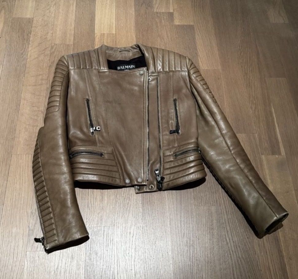 Balmain Giacche: Balmain jacket in leather – Usato da Zürich venduto da maricampos