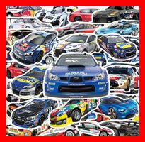 Sportwagen Nascar Formel 1 Rally WRC Race 50 tlg Stickerset