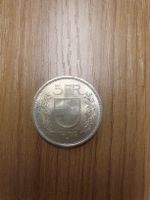 5 Franken 1969 Muenze Schweiz guter Zustand