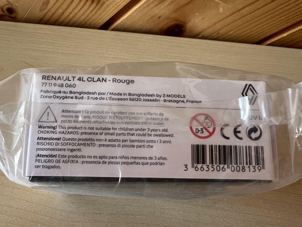Renault Modellini d'auto: Neu Renault 4L Modellauto 3 Inch OVP – Nuovo e nell'imballaggio originale da Bachenbülach venduto da Manolo007 3