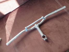 MTB Chrom Aluminium Lenker Vorbau 1990´er