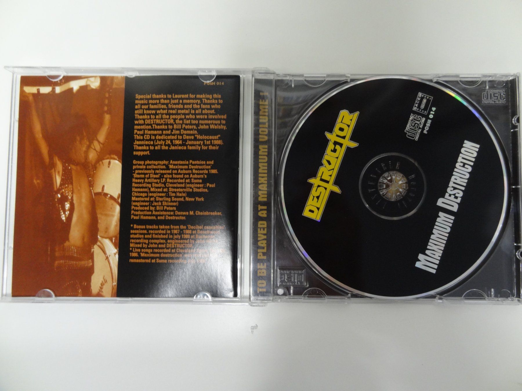 CD: Destructor - Maximum Destruction - CD – Usato da luzern venduto da musicandart 2