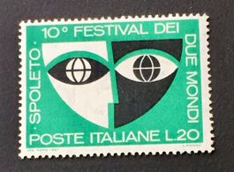 Briefmarken aus  Italien 10 Jahre Festival der zwei Welten 