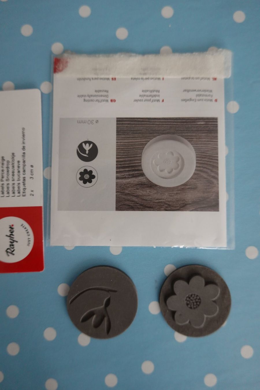 Rayher Kit bricolage: Rayher Motiv "Schneeglöckchen" + 'Blume' Basteln – Nuovo e nell'imballaggio originale da Jona venduto da simongarden 2