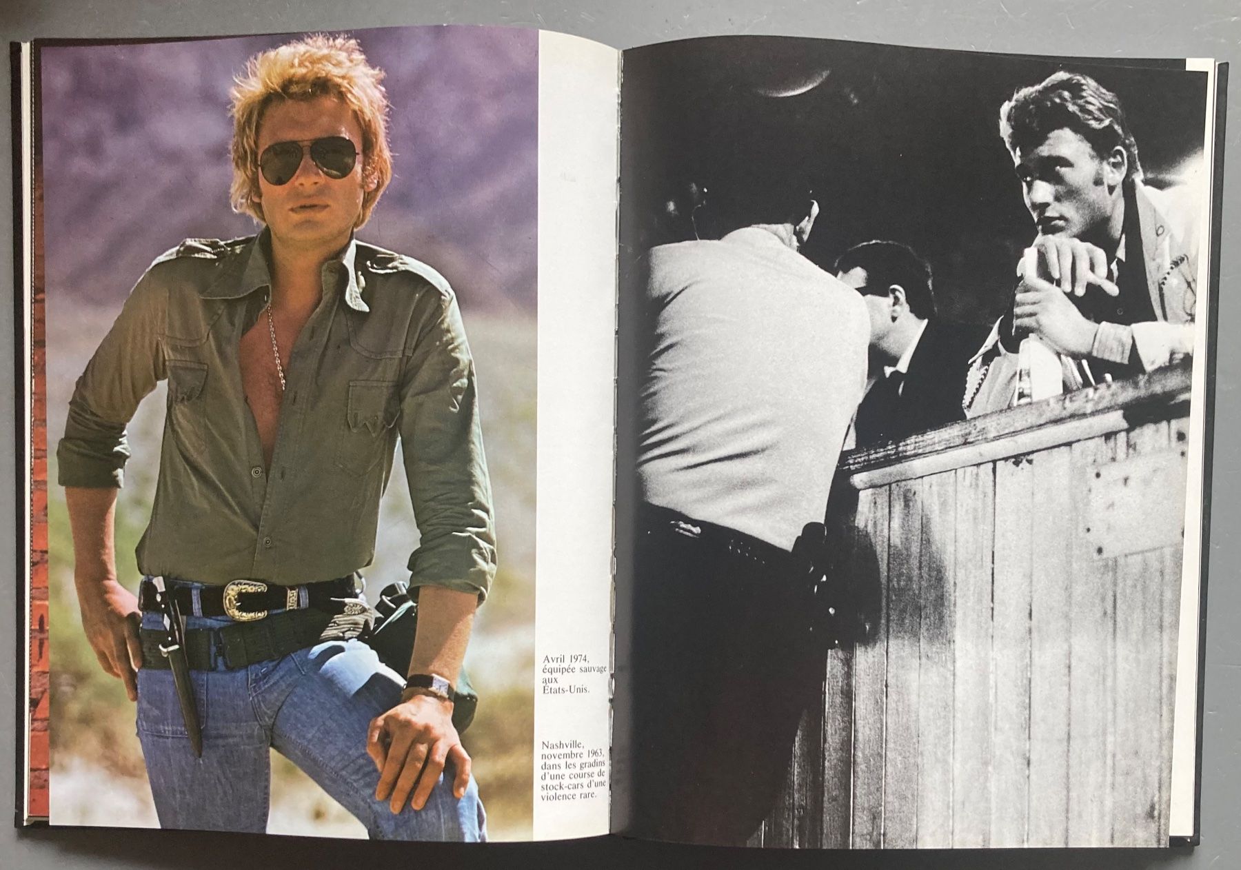 Libri: JOHNNY HALLYDAY - JOHNNY RACONTE HALLYDAY – Usato da Poliez-Pittet venduto da Newtown-Records 4