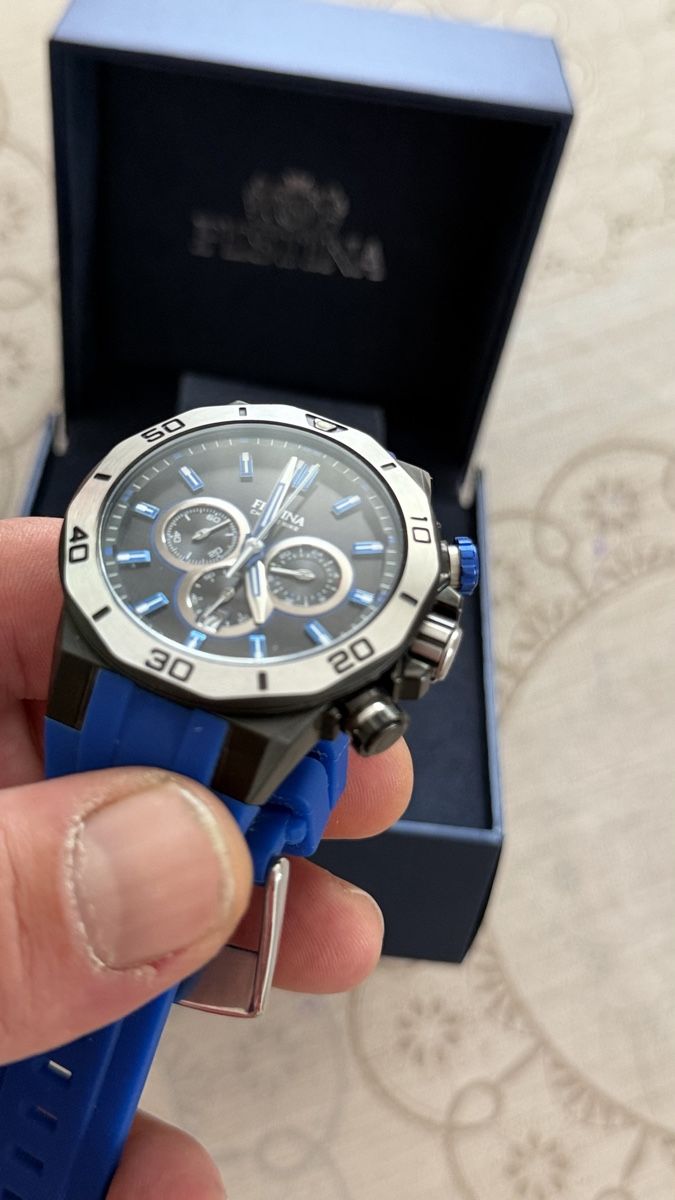 Festina Orologi: Orologio Festina Uomo Cronografo Blu  – Usato da Rümlang venduto da Azzard86 4