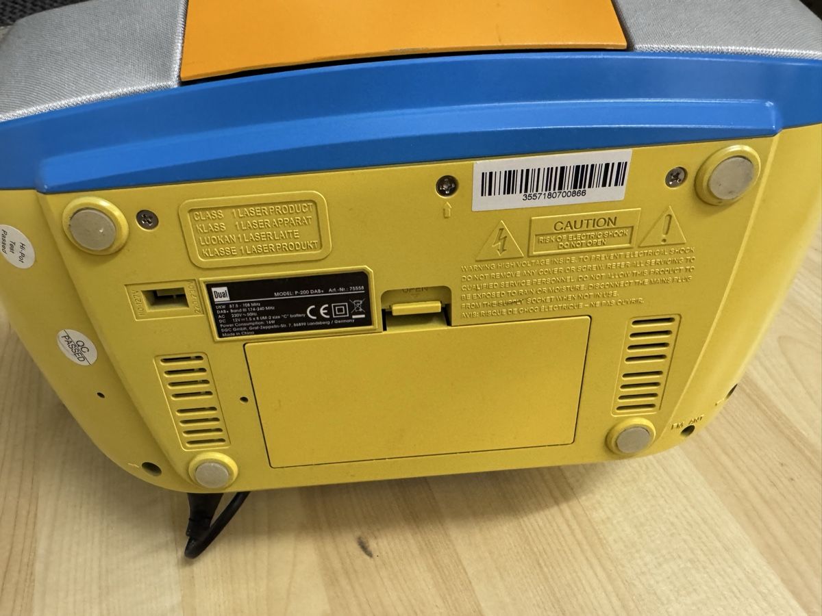 Dual Lettore multimediale portatile: CD-Player Radio DAB+ MP3 mit USB gebraucht – Usato da Wohlen AG venduto da Nettib 2