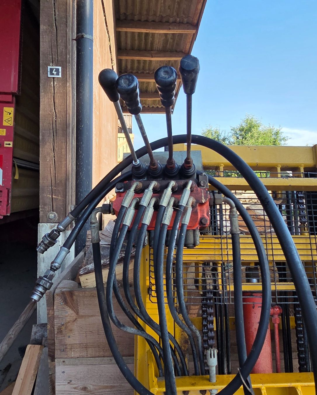 Carrelli elevatori e a forche: Heckstapler für Traktor – Usato da Kirchberg venduto da 1Buri1 6