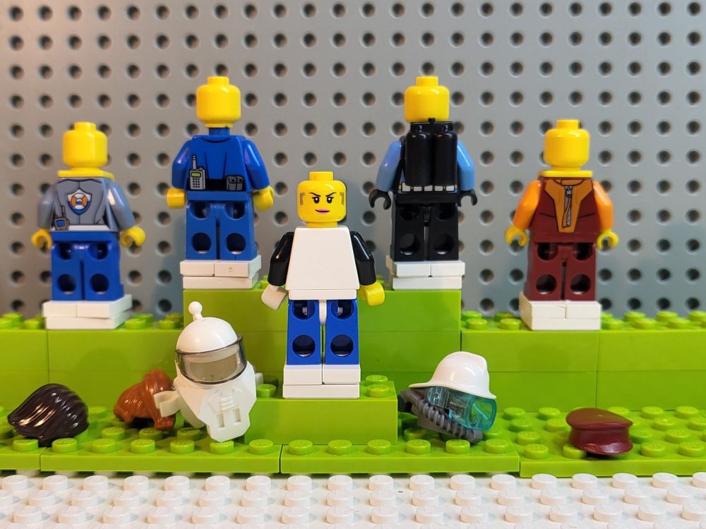 5 Lego-Minifiguren Taucher, Original oder viel Eigenkreation | Kaufen ...