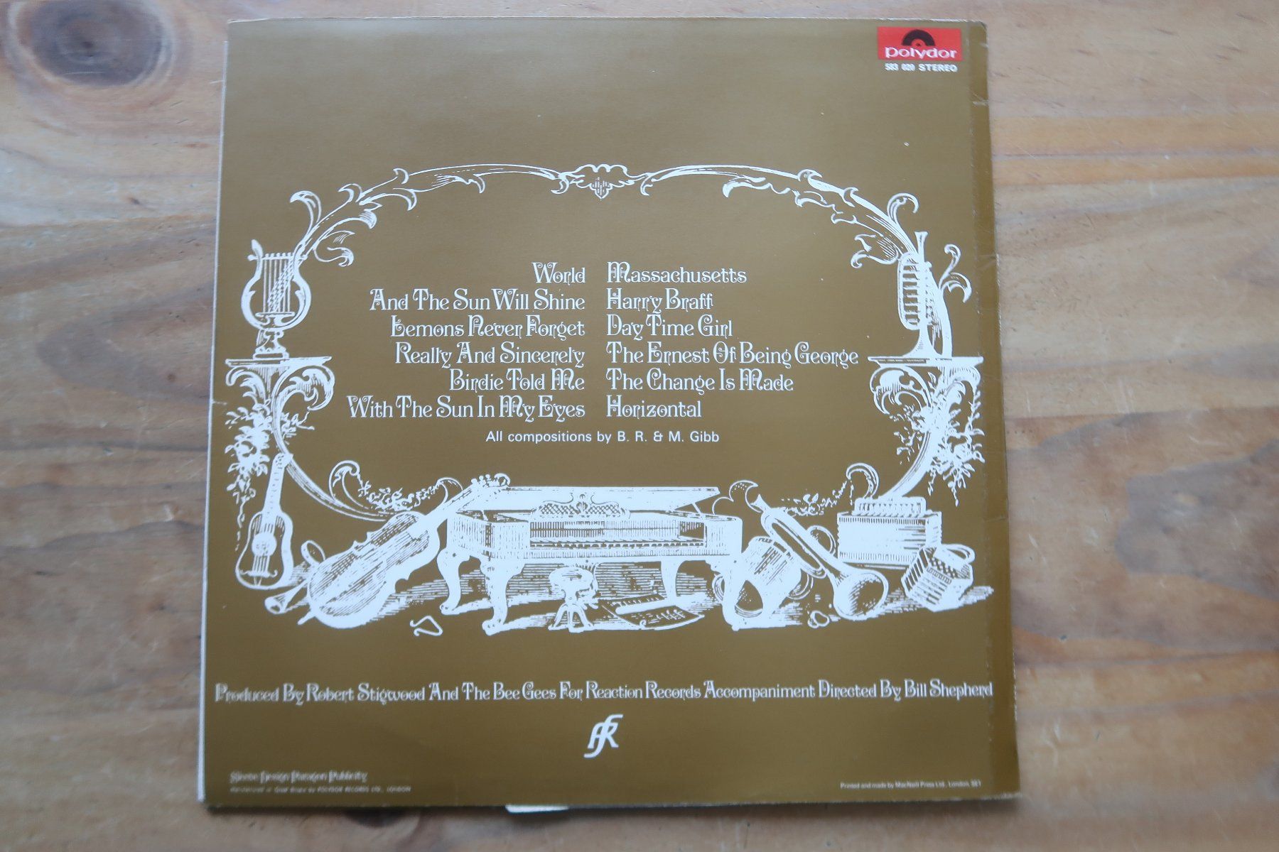 Dischi in vinile: BEE GEES - HORIZONTAL - englische Pressung - VINYL LP – Usato da Basel venduto da Patiscat 1