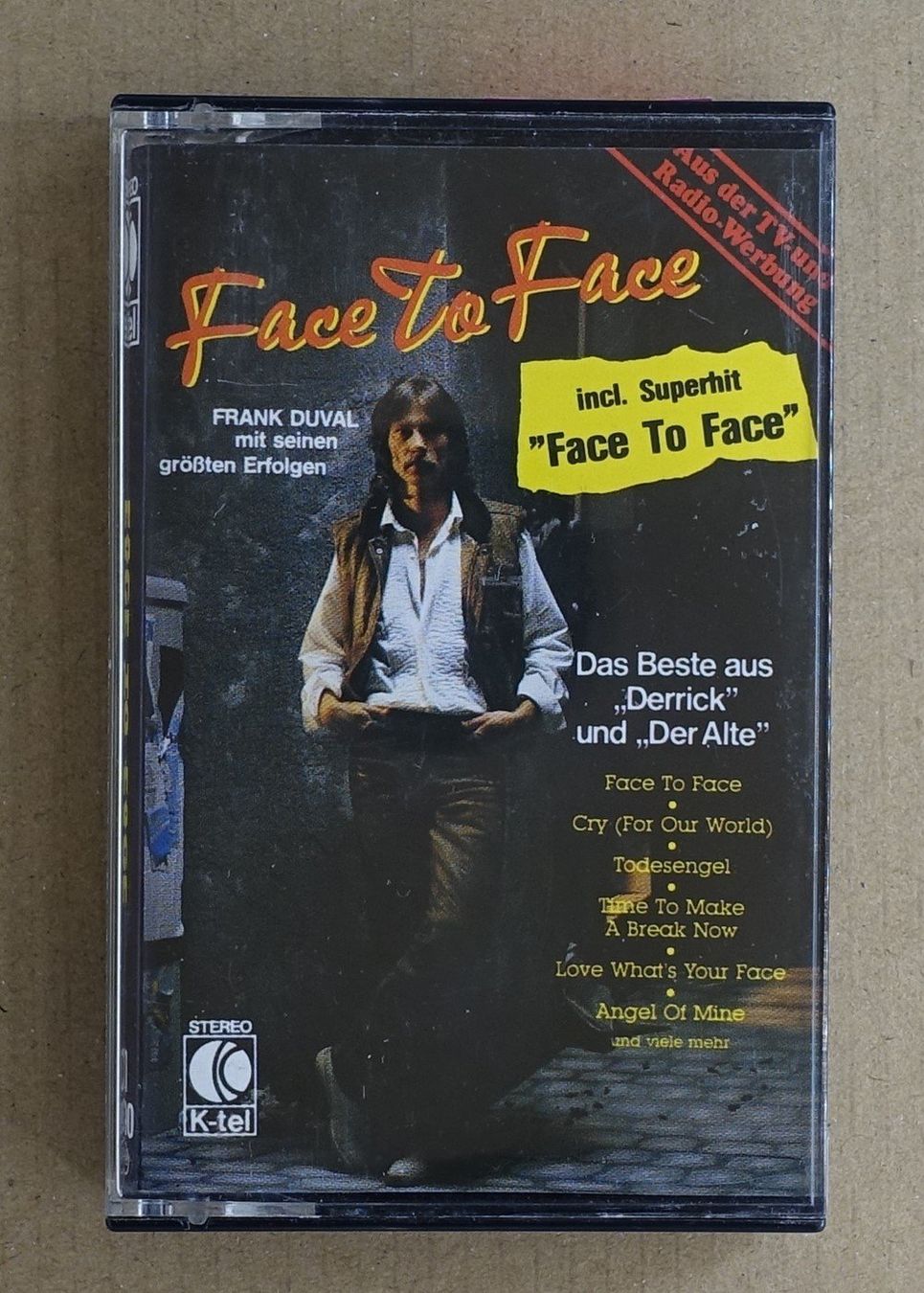 Musicassette: Frank Duval – Face To Face – Usato da Sessa venduto da discoverymedia