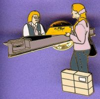 PTT   Kunde am Schalter