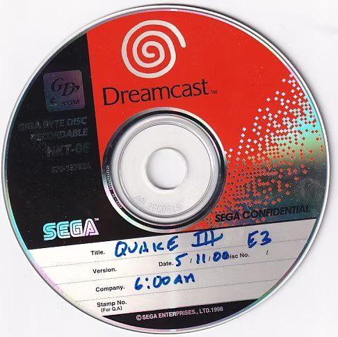 Sega Giochi: Quake III Arena Dreamcast Prototype (E3 version) – Usato da leytron venduto da willowlepetit