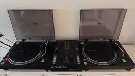 2 x Pioneer PLX 500 Plattenspieler& Traktor Z2 Mixer