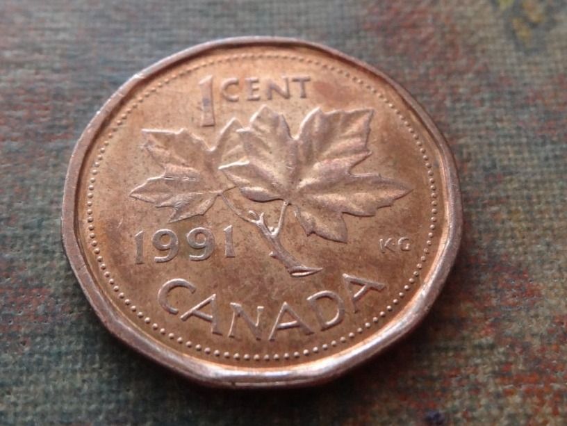 Alle Münzen: CANADA 1 Cent 1991 – Gebraucht aus Romanel-sur-Lausanne von Swift13