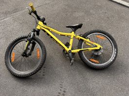 Kinder Mountainbike Scott gelb 20 Zoll gebrauchter Zustand