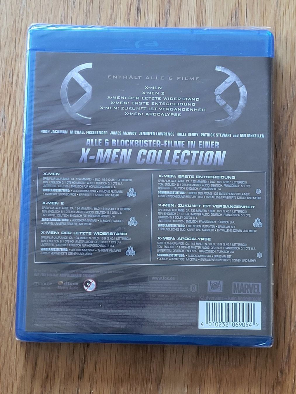 Tutti i DVDs: Blu-ray X-Men Collection 1-6 NEU – Nuovo e nell'imballaggio originale da Bremen venduto da Nemo119 1