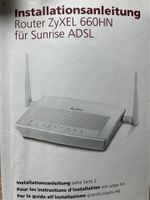 Router mit allen Kabeln