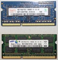 Arbeitsspeicher RAM 3GB PC3-10600 204Pin SO-DIMM DDR3
