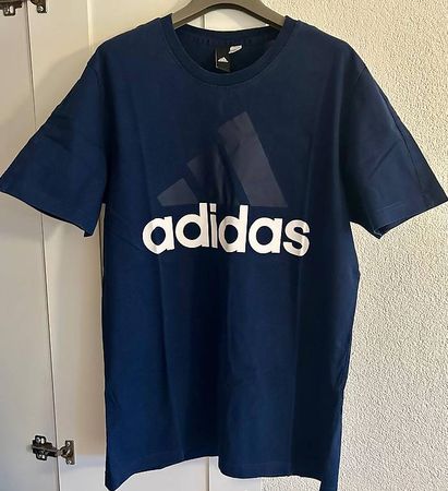 Adidas T-Shirt dunkelblau  Grösse M/L
