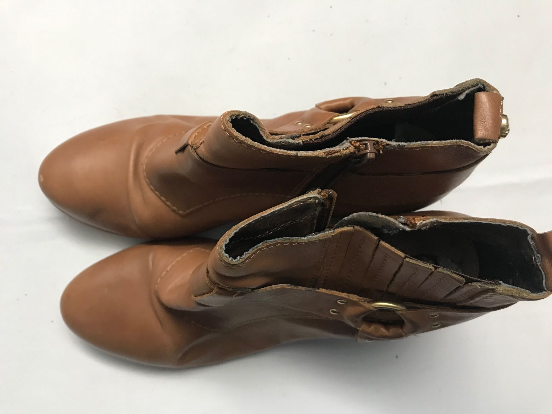 Damenschuhe: Braune Stiefelette – Gebraucht aus Niederteufen von mix18 1