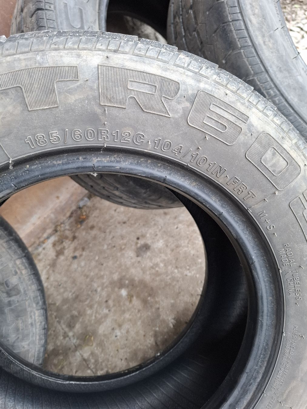 Pneus & Kompletträder: 4x Reifen 185/60 R12 C – Gebraucht aus Mels von kuki26 2