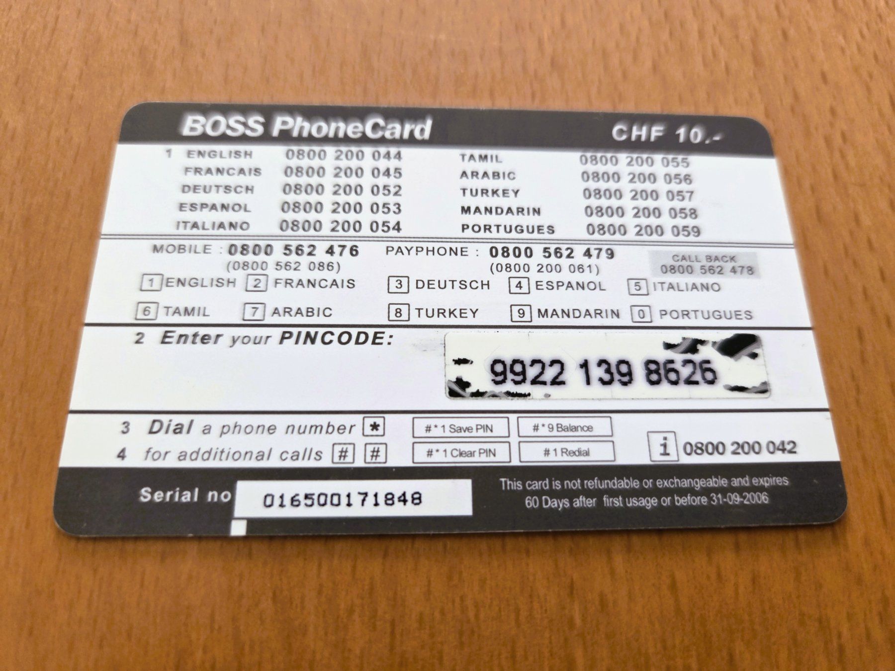 Schede telefoniche: PREPAID - SCHWEIZ – Usato da Brüttisellen venduto da Nighttrain 1